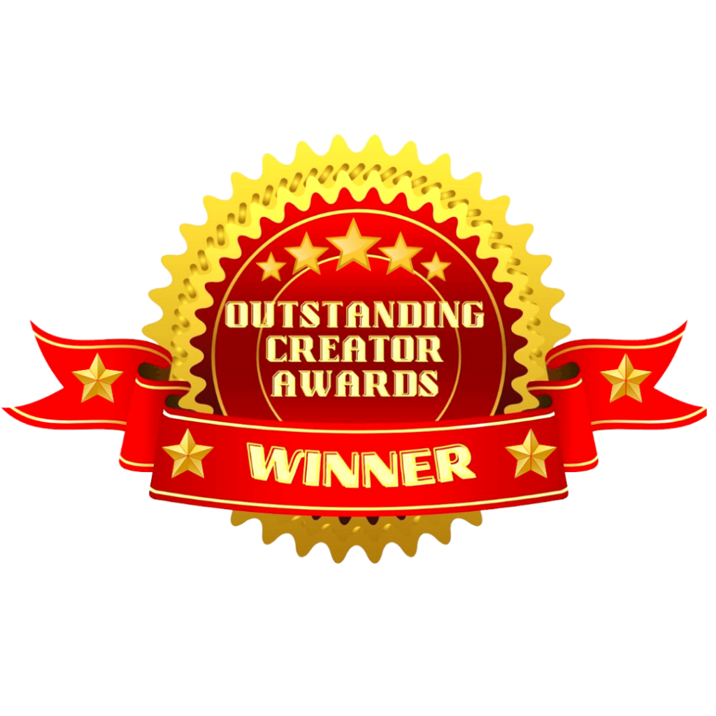 Outstanding creator award winner emblem
